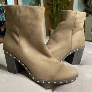 Studded ankle booties